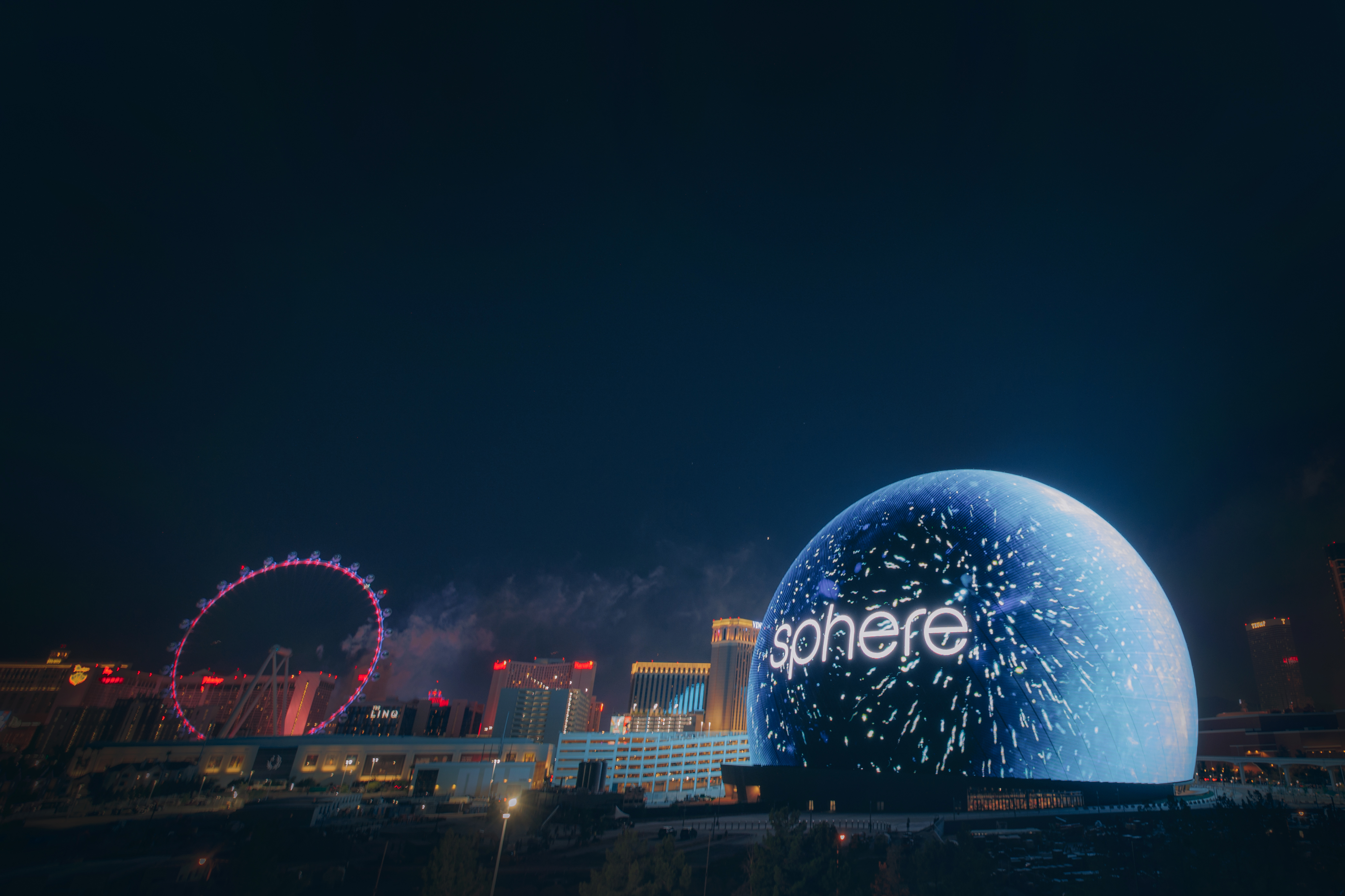 Immersive entertainment at the highest technical level: Sphere in Las Vegas.